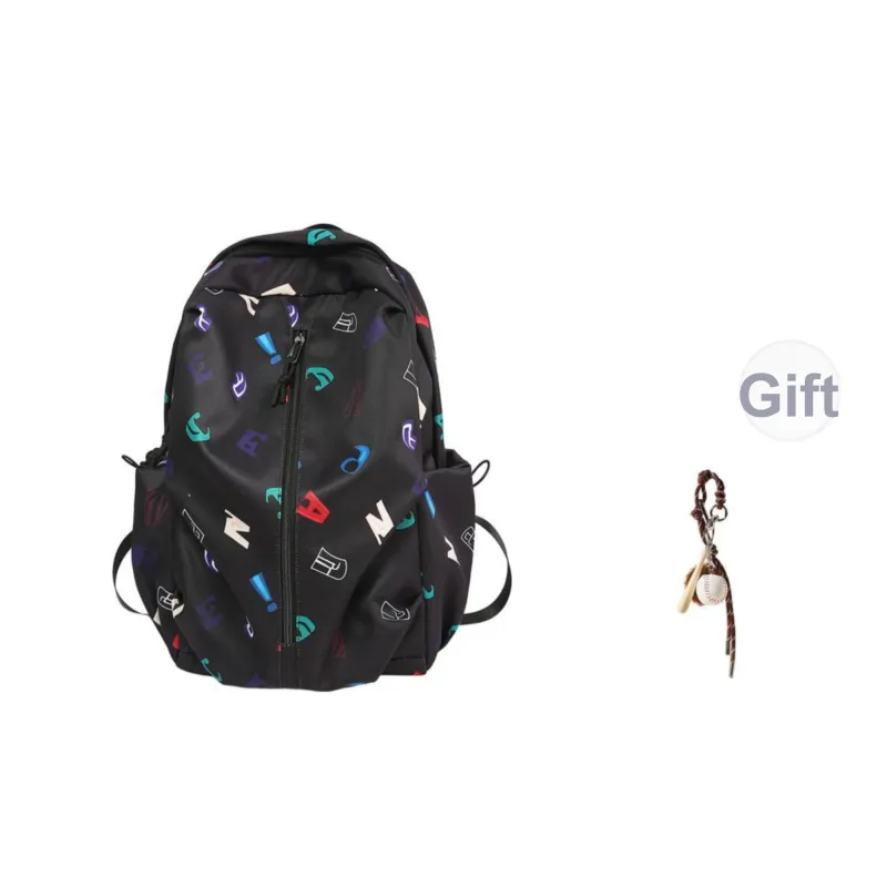 GOBLIN SHARKS 1759 Nylon Backpack Tubas Unisex White/Black-6