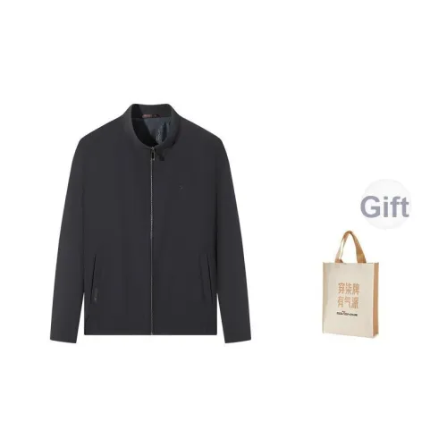 Seven Institutional Бизнес Повседневный Ветрозащитный Административные Куртки и Пальто Мужской