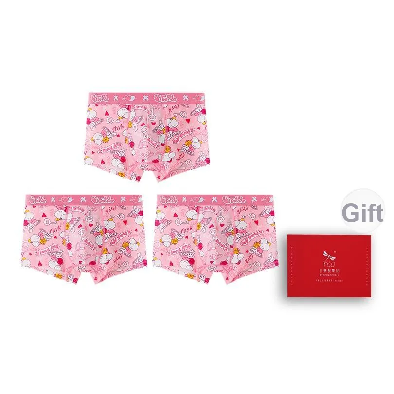 RED DRAGONFLY 100% хлопок нижнее белье дружелюбное к коже и удобное мужская коробка 3 штуки