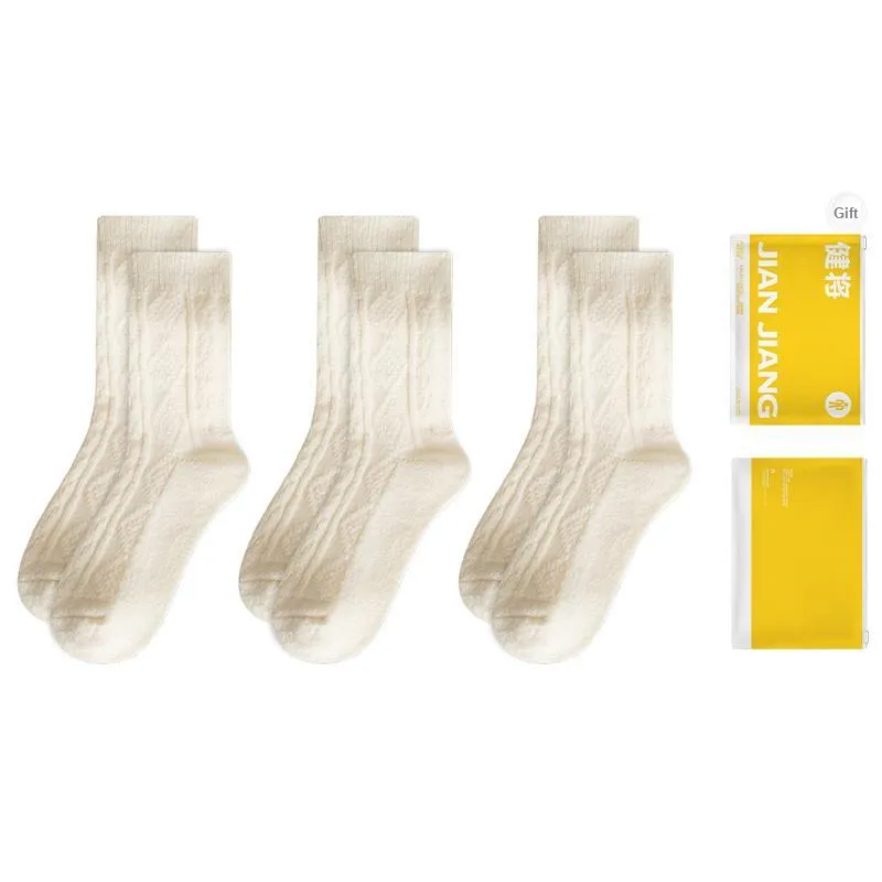 Master Mid Calf Socks Women's Shopping Bag 5 Pack-2