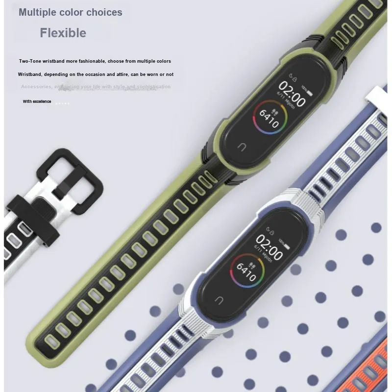 CHRROTA Watch Band Compatible With All Devices 42mm Silicone Material-2