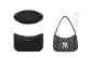 (MLB Black White Monogram Shoulder Bag) Dralon Liner[Bag Not Included]