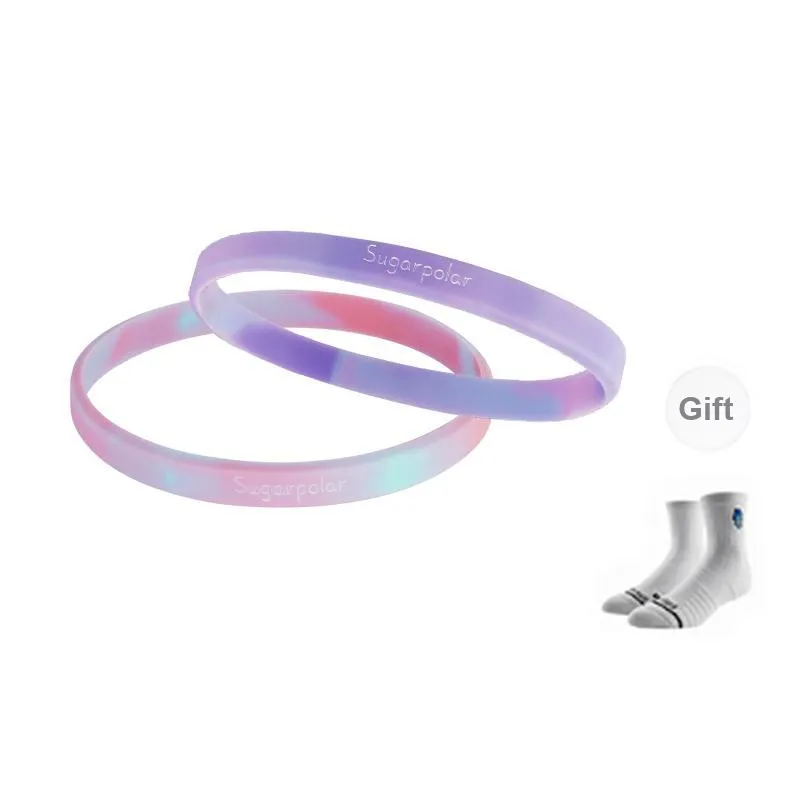 SMVP Sports Bracelets Running Training Basketball Silicone Moisture Wicking Wristband Couple Trendy Accessory-21