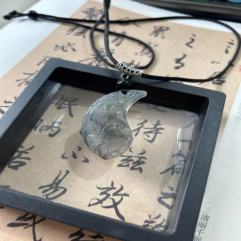 Jin Ruibang Chalcedony Jade Necklaces Unisex-1