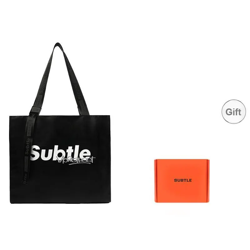 Subtle PVC Shoulder Bag Large Size Unisex Multicolor-3
