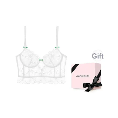 MISS CURIOSITY Белый цвет камелии Женские бюстгальтеры