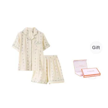 ANVINAL Pajama Set Women's Light Green