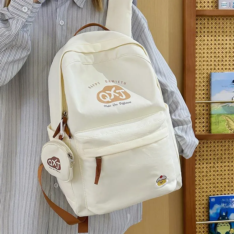 Kaka Tree Nylon Backpack Unisex Multicolor-9