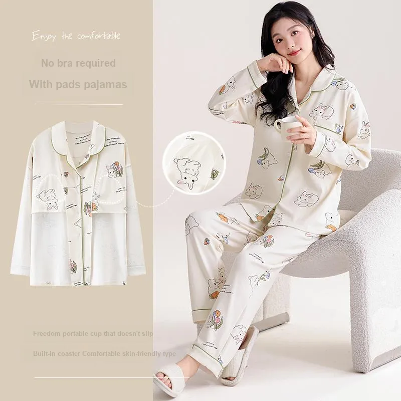 Pretty Lady Pajama Set Women's Ecru-4