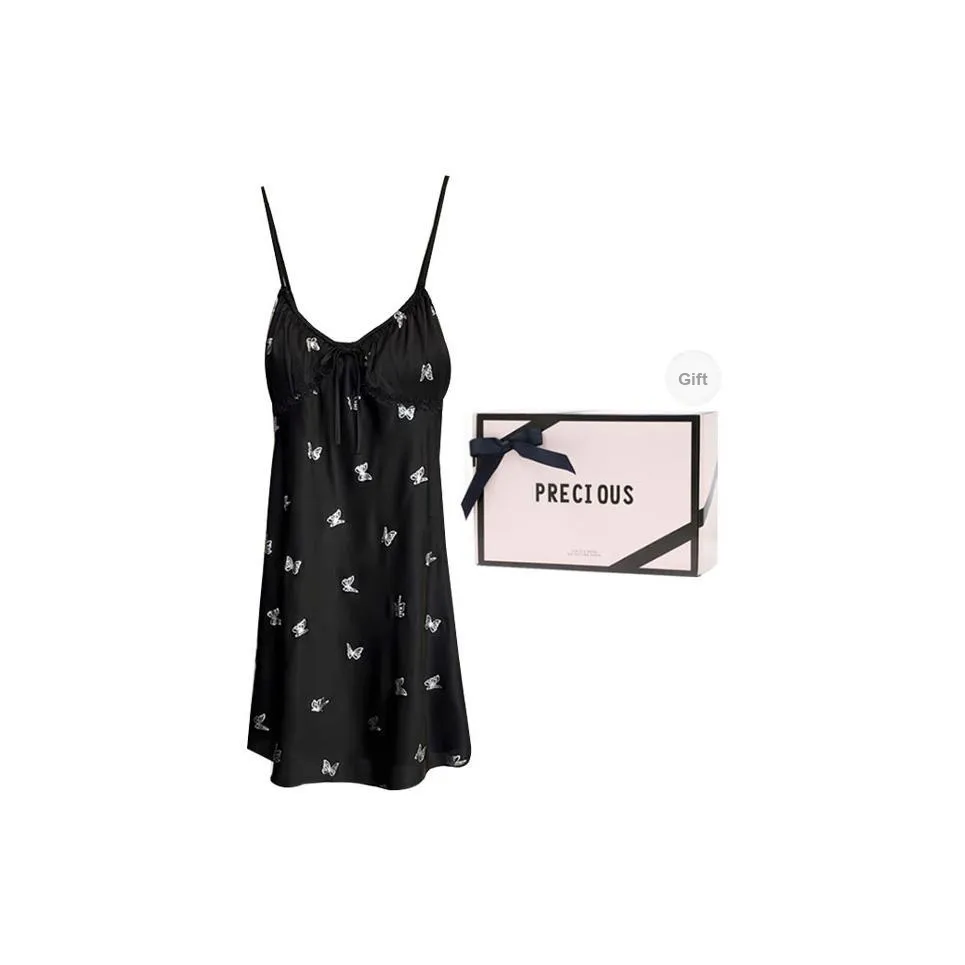 OEING Nightgown Women's Gift Box Set Black