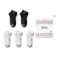 5 Pack (Frost White+Frost White+Frost White+Twilight Black+Twilight Black)
