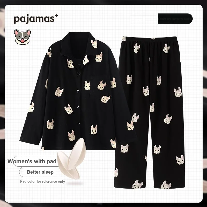 O'MESIK Pajama Set Women's Black-1