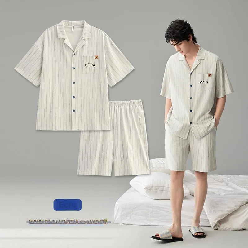 Peninsula City Pajama Set Men's Gift Box Set-5