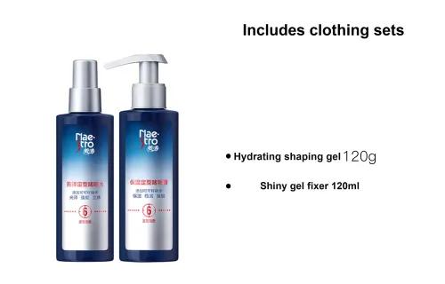 Maestro Блестящий Гель Вода Гель Формирование Набор Hydrating Стайлинг 120 мл + 120 г
