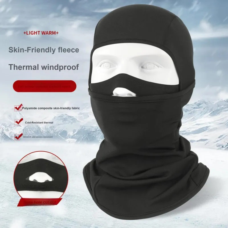 TANLU Riding Equipment Pullover Face Masks Outdoor Sports Unisex Polyamide Elastane 54 67CM Black-2