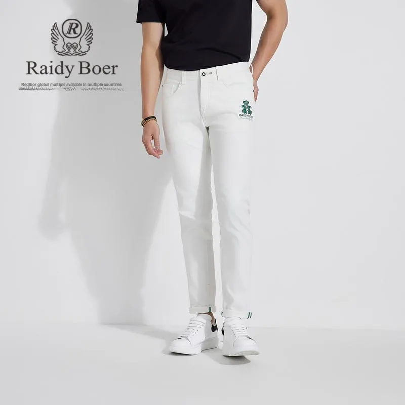 Raidy Boer Jeans Men White-2