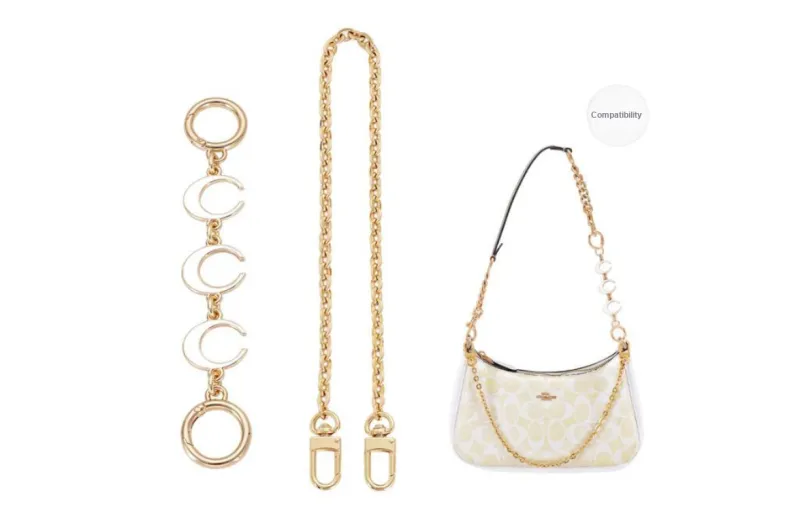 GUYI Metal Bag Accessory Bag Strap Women's Gold Tone-18