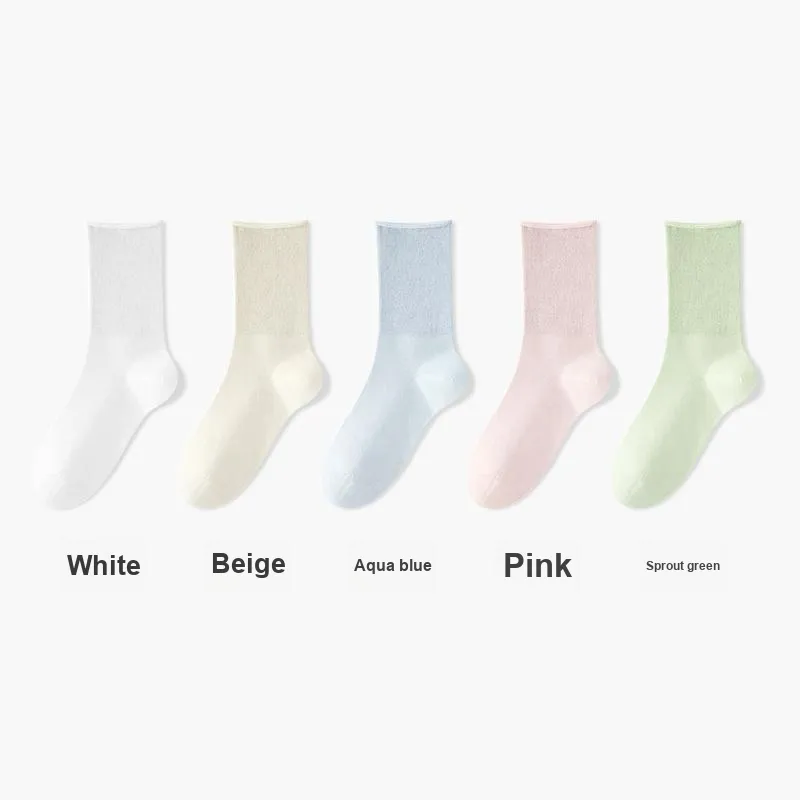 B&C.Room Mid Calf Socks Women's 5 Pack-21