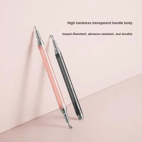 KINEPIN Dual Head Hidden Pimple Needle Ultra Slim Blackhead Removal Tool With Closed End Design