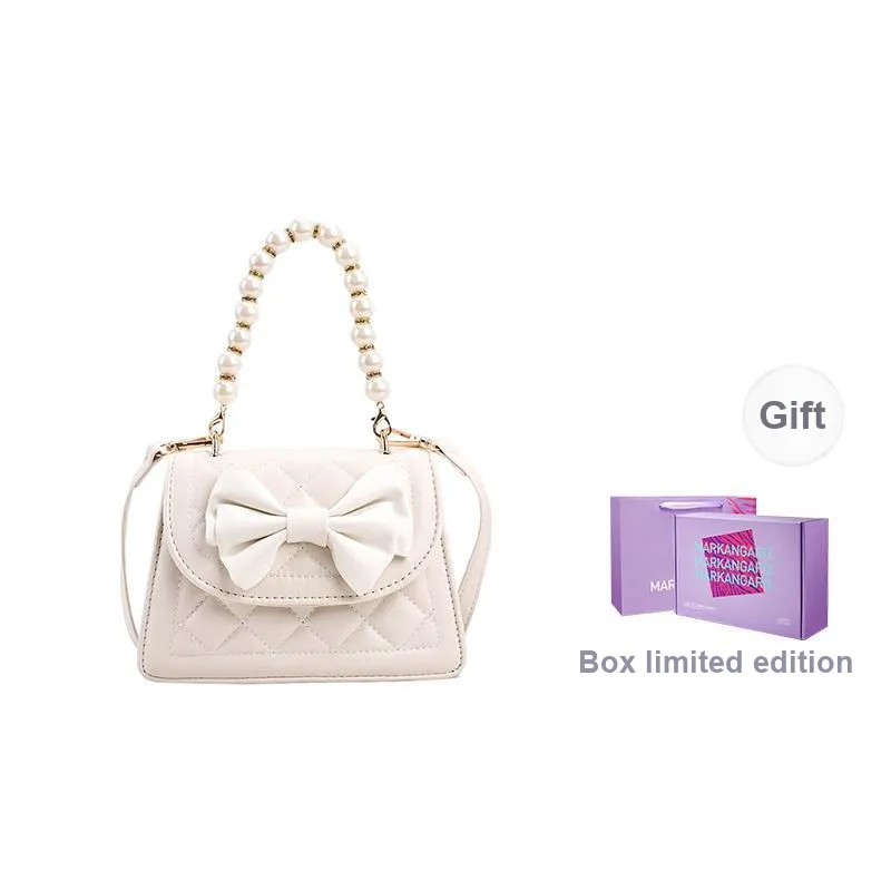 MARKANGARO PU Diamond Pattern Handbag Crossbody Bag Regular Women's White Pink Multicolor-0