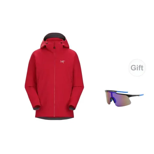 Arcteryx Windbreaker Jackets Men Vintage Red+Free Eyeglasses