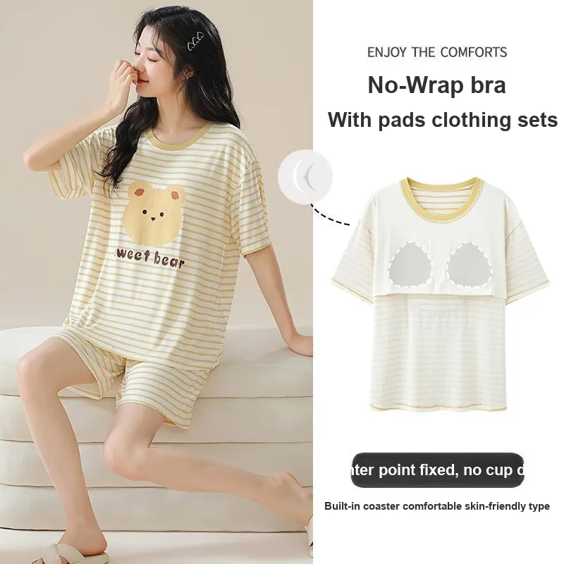 Cotton Gene Women's Pajama Sets-1