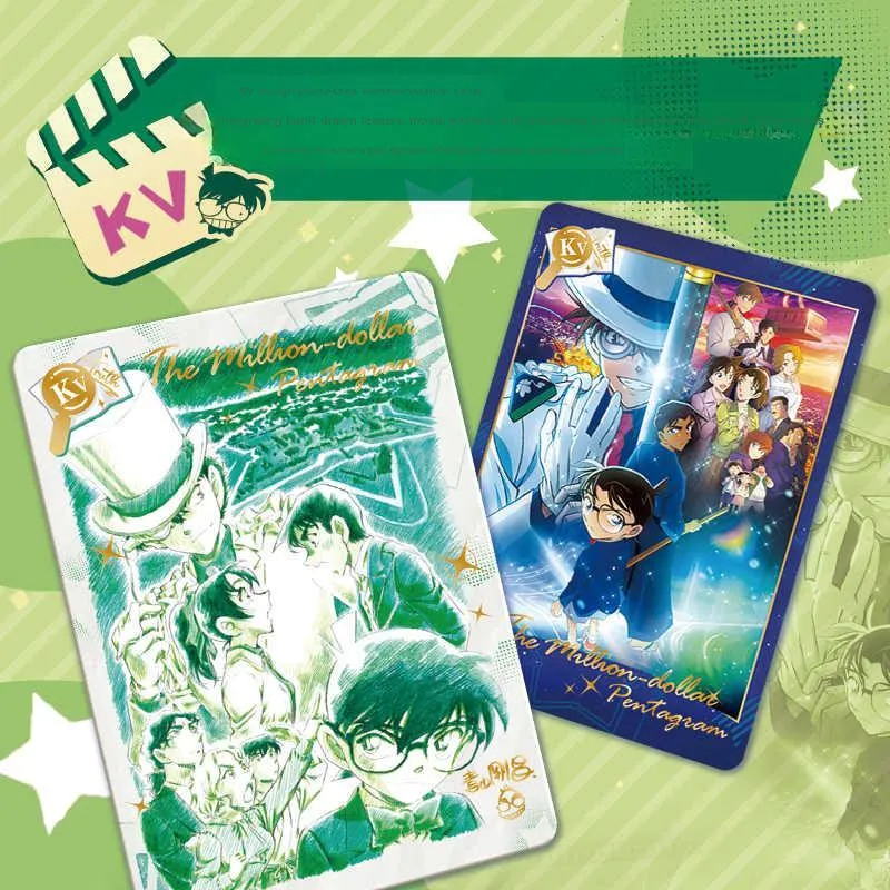 KAYOU Detective Conan Case Closed Card Collectible Card Collector's Set Anime Merchandise IP/Anime Cards 1 Box Pack-2