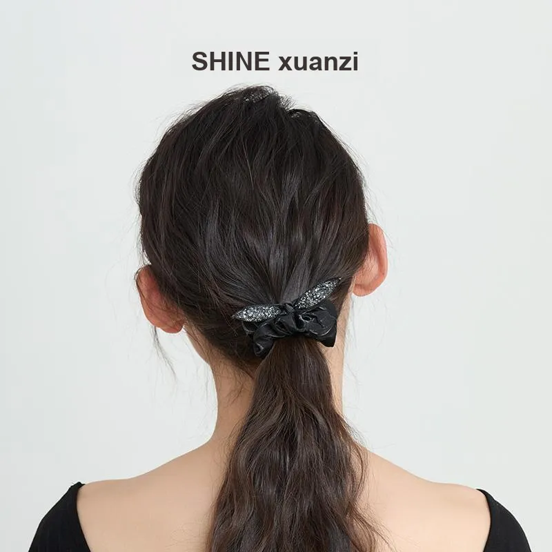 SHINE Modern Evening Collection Fabric Hair Tie Women's-2