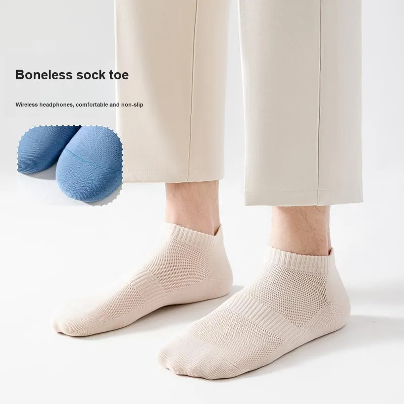MIIOW No-Show Socks Men's 5 Pack-3