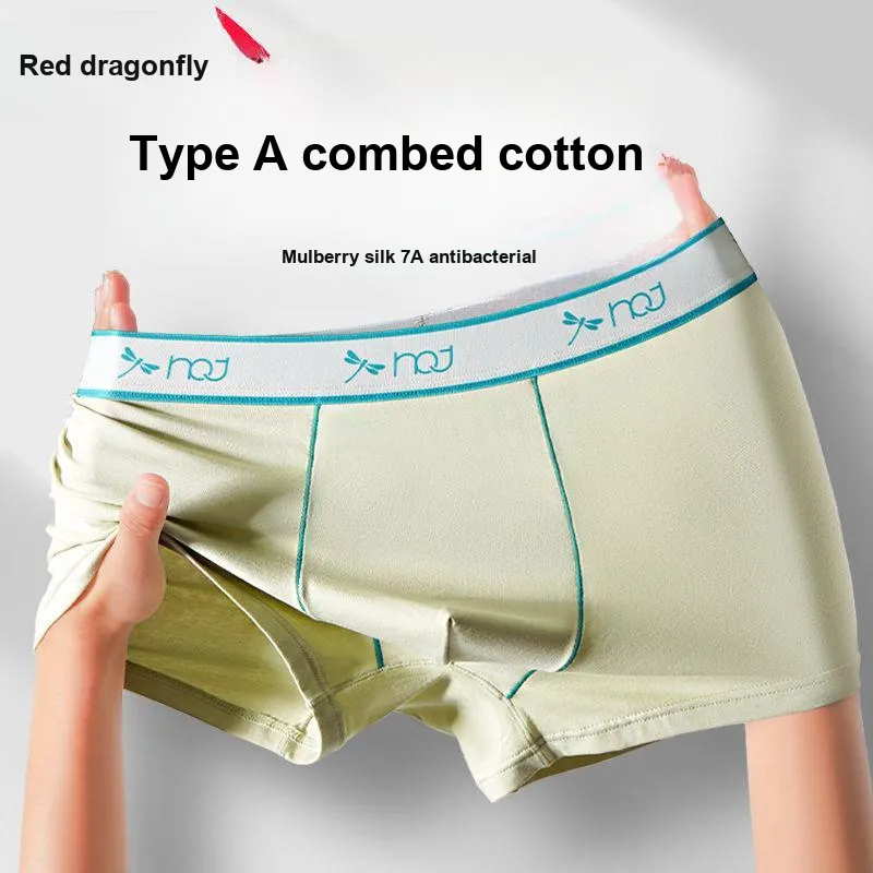 RED DRAGONFLY Cotton Panties Men's 4 Pack Gift Box Set-1