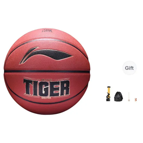 LiNing 20K Collection PU Basketball Red Brown Size 7 Ball Training Competition Unisex