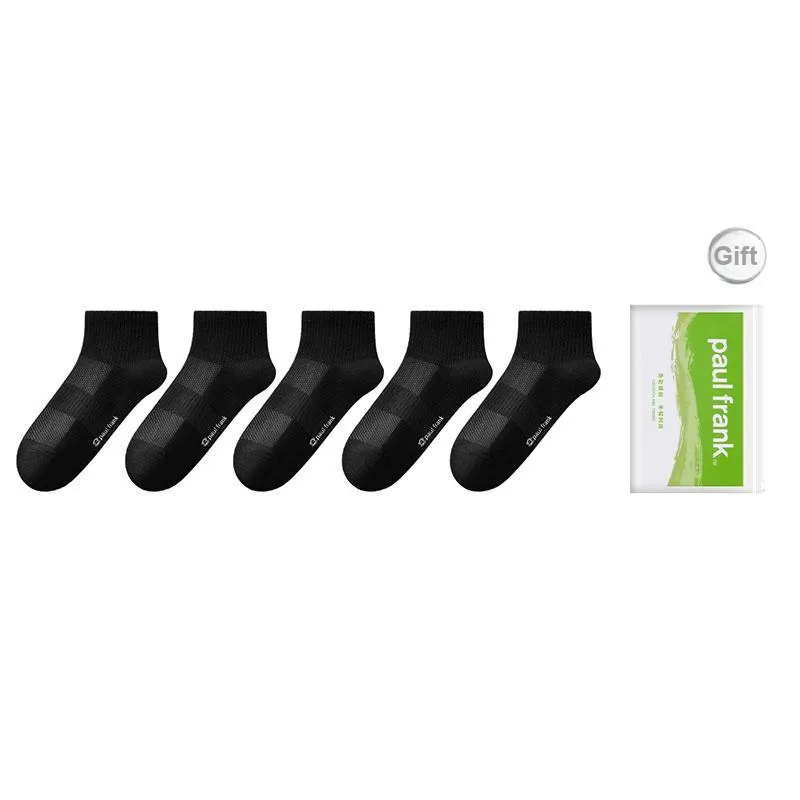 PAUL FRANK Ankle Socks Men's Shopping Bag 5 Pack-29