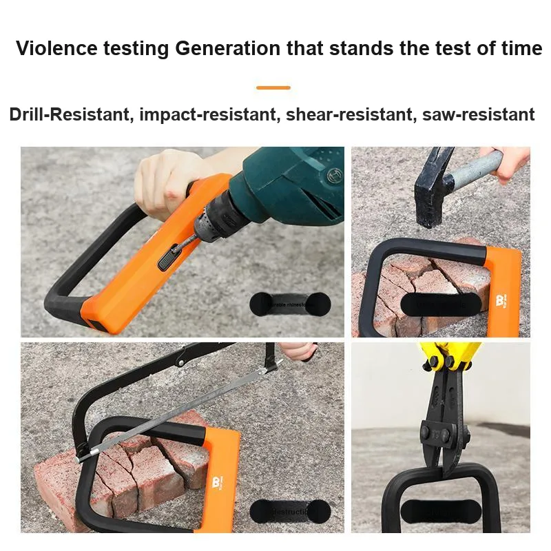 WEST BIKING Bicycle Locks Anti Squeeze And Anti Rust Protective U Lock-1