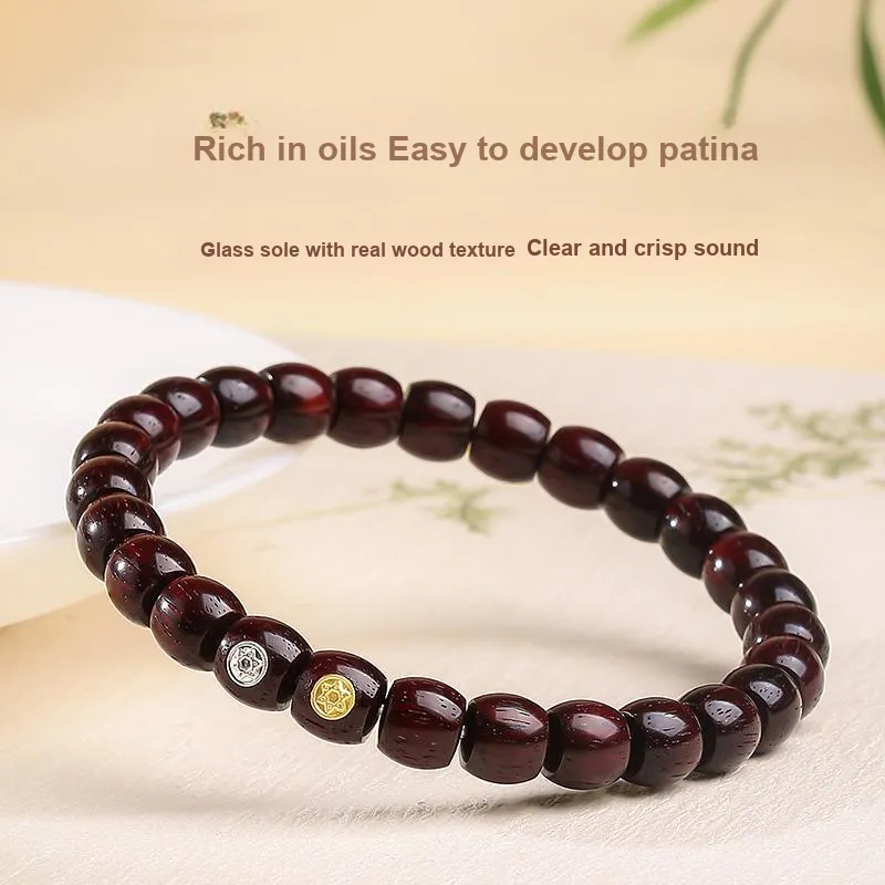 MUSHENGYUAN Pterocarpus Bracelets Unisex-5