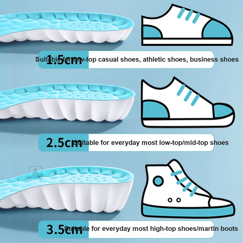 Footprint Tribe Ice Silk Fabric Insoles Unisex-3