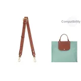 (Brown) 86-103cm Wide Strap[Top Grain Cow Leather]