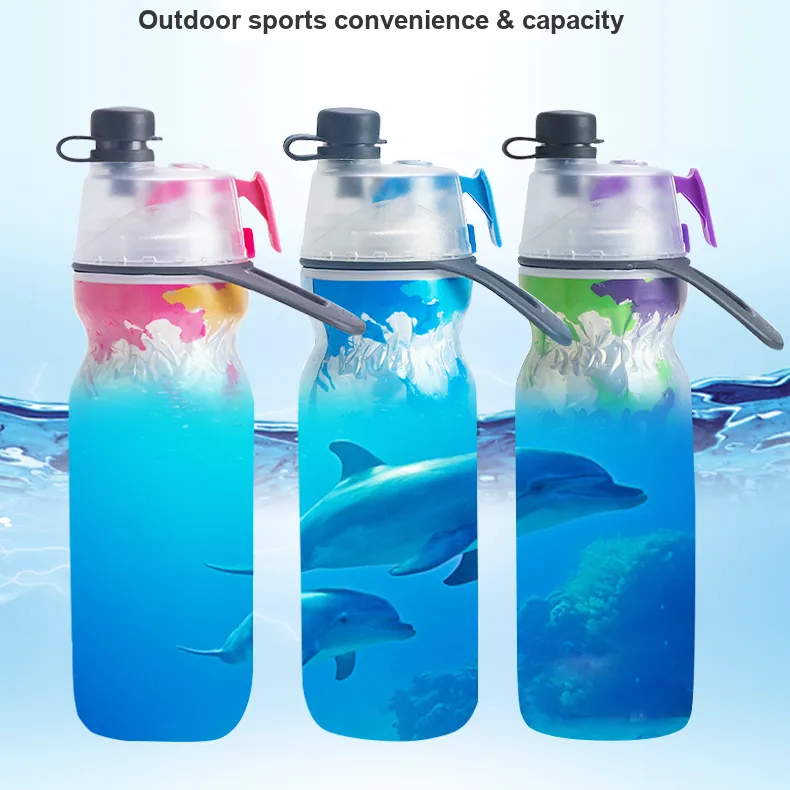 O2COOL Outdoor Water Equipment Water Container 355ml Plastic Unicorn-5