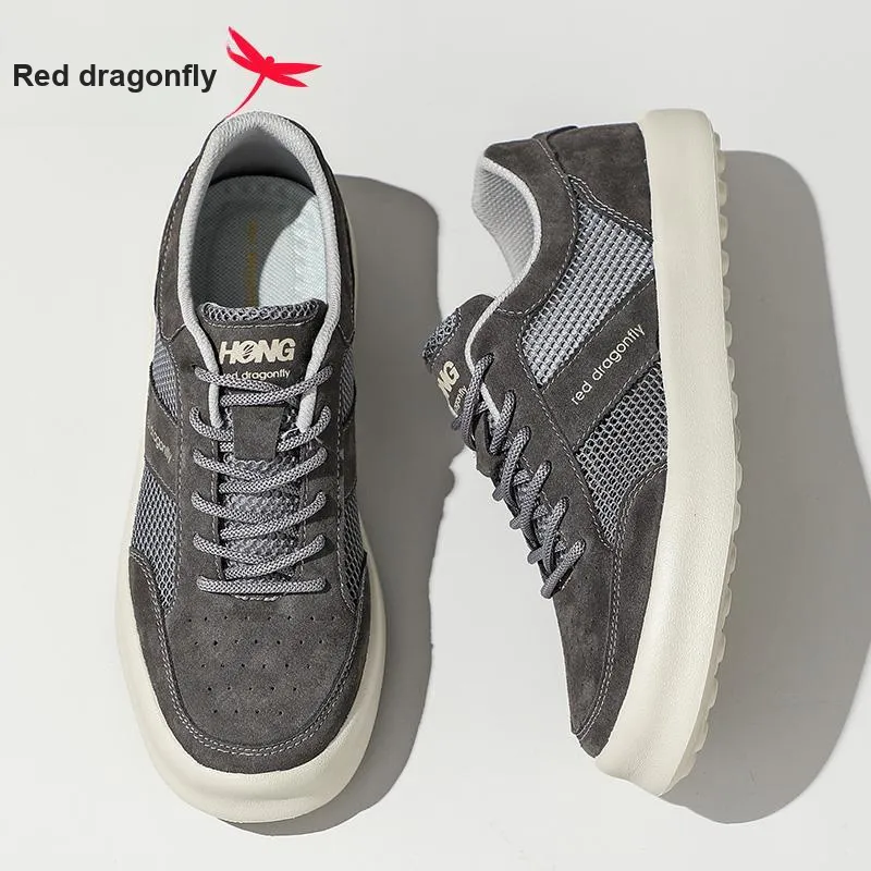 RED DRAGONFLY Cushioning, Breathable, Height Increasing Low Top Casual Shoes Men's-3