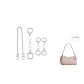 [Baili Three-Piece Set]Four-Leaf Clover 12cm+Four-Leaf Clover 1 Section 2+Decorative Chain 40cm