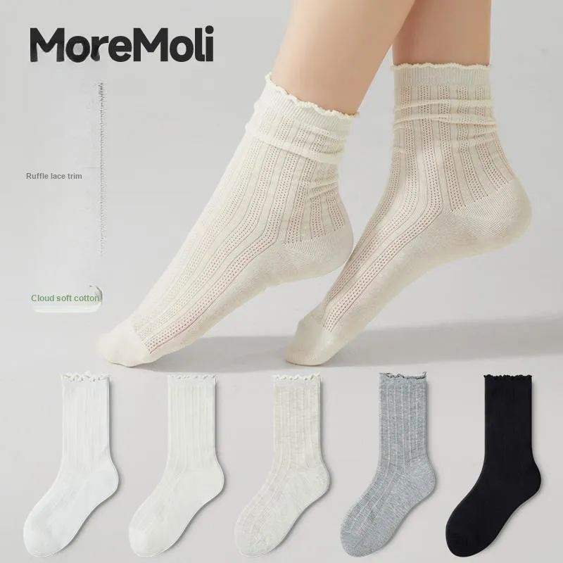 Moremoli Mid-Calf Socks Women's 3 Pack-6