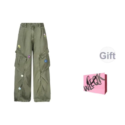 CTRTRC Зеленый Женские Джинсы