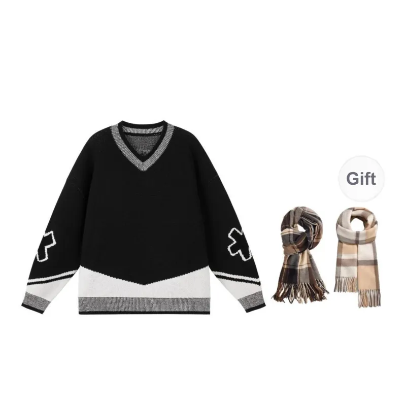 *EVAE+MOB Skull Series Sweater Unisex-8