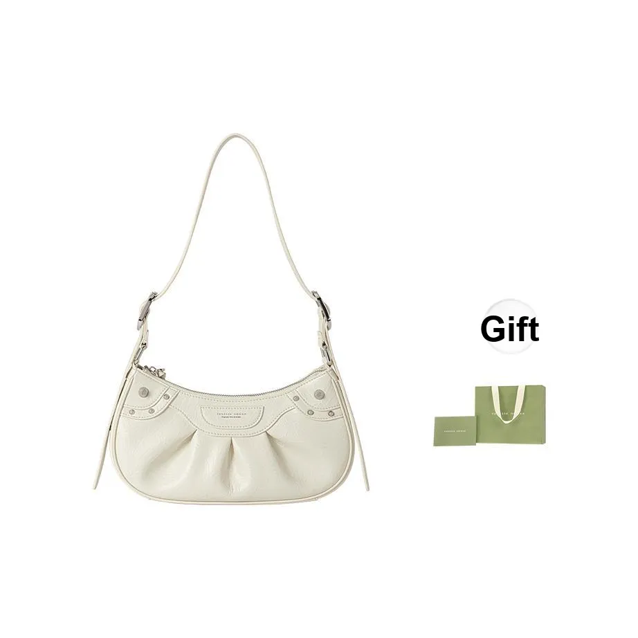 VANESSA HOGAN Сумка из коровьей кожи сумка через плечо сумка через плечо среднего размера женская черный экрю