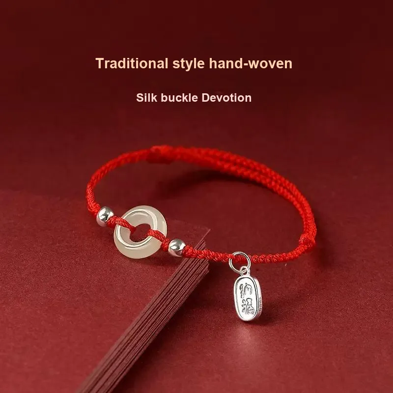 Xiaoyinjiang 990 Fine Silver Anklets Women's-3