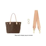 Vegetable Tanned Leather 3.8cm-Width Underarm Shoulder Strap 65cm Set[Top Grain Cow Leather]