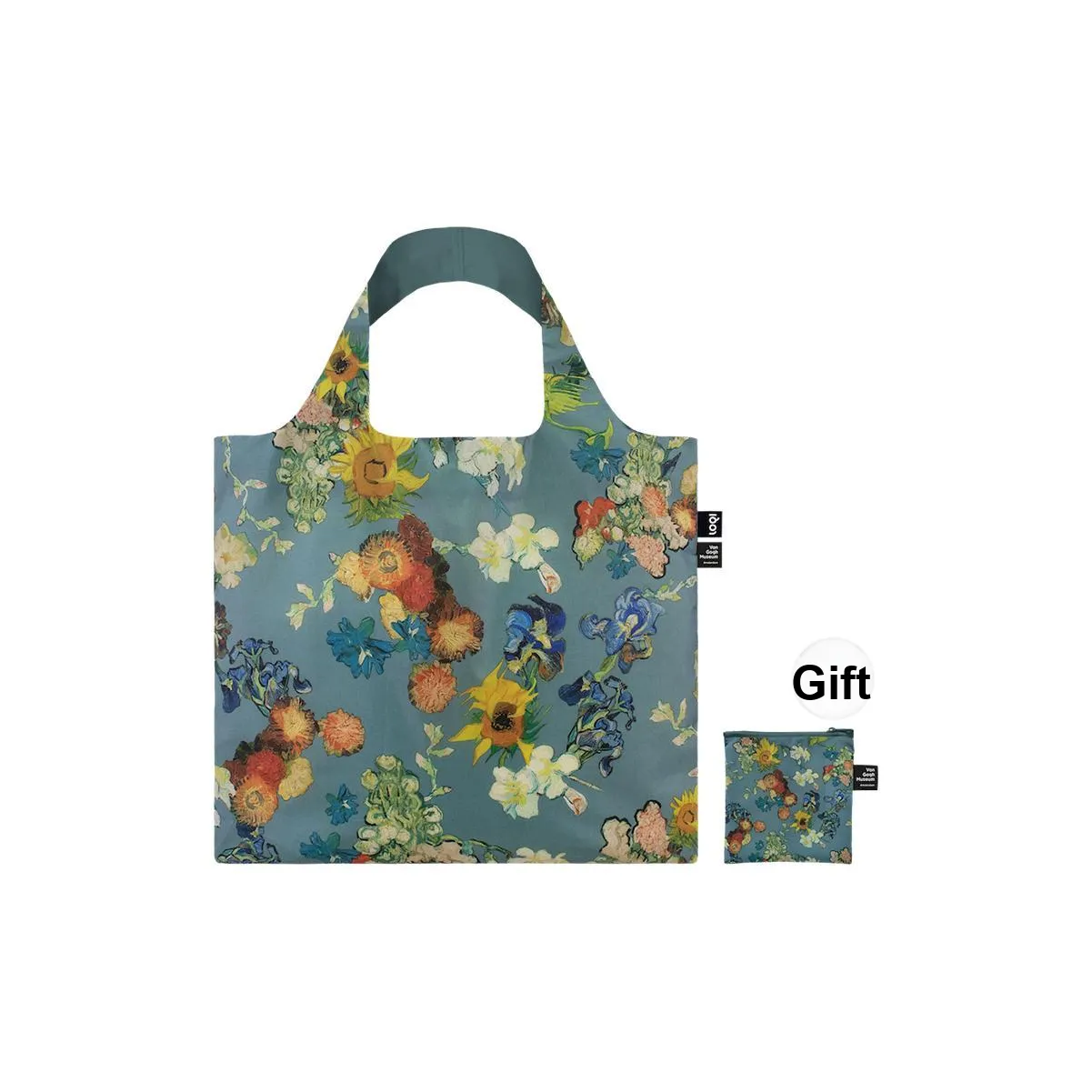 Loqi Переработанный полиэстер Тоут Сумка Сумка для покупок Сумка Сумка через плечо Женская Желтая Синяя Золотая