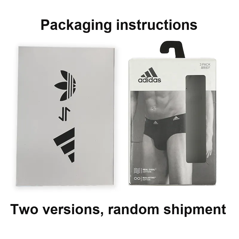 Adidas Skin Friendly, Breathable, Quick Drying, Abrasion Resistant Men's 3 Pack Black-3