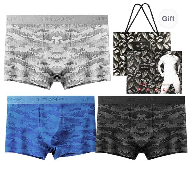 SEPTWOLVES Underpants Men's 3-Piece Gift Box Set-13