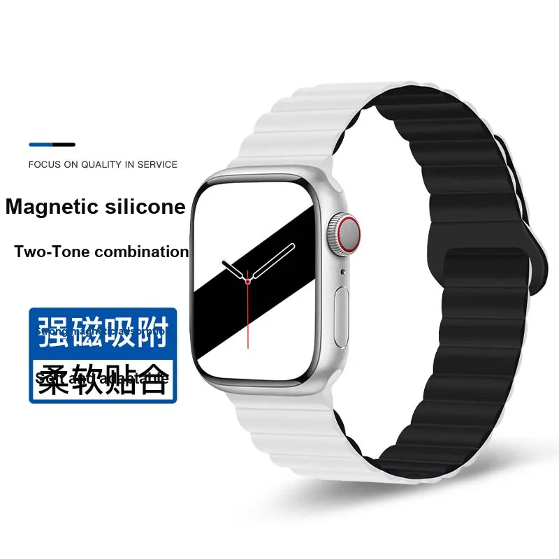 ZHISHENG Apple Compatibility Watch Band 38/40/41 All Silicone Material-7