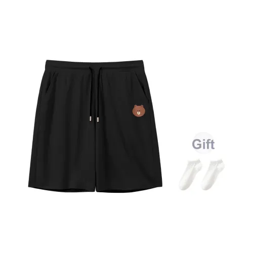 LINE FRIENDS Бурый медведь Повседневные шорты Мужские